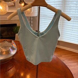 Lulu Lemon Light Blue Sleeveless Crop Top - US size 6